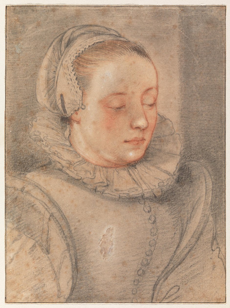 Retrato de uma jovem mulher de Hendrick Goltzius