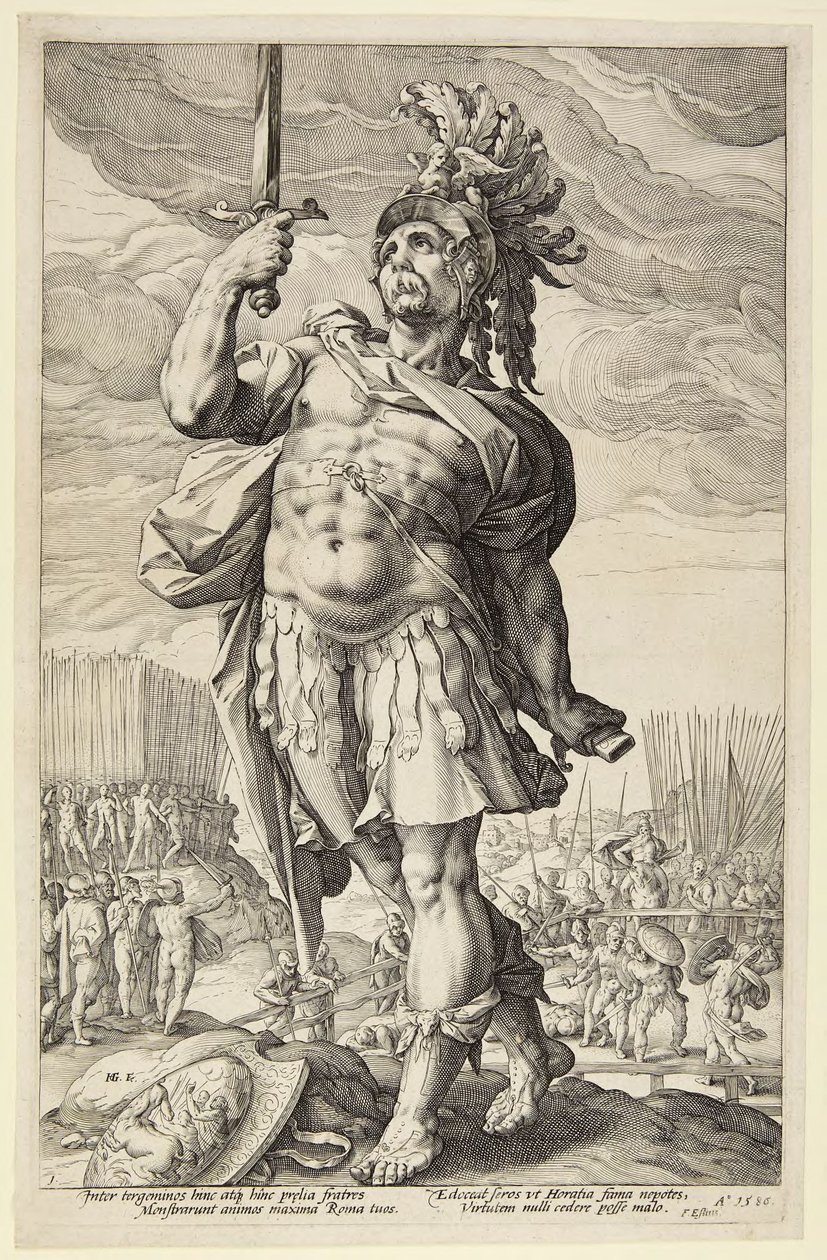Publius Horatius de Hendrick Goltzius