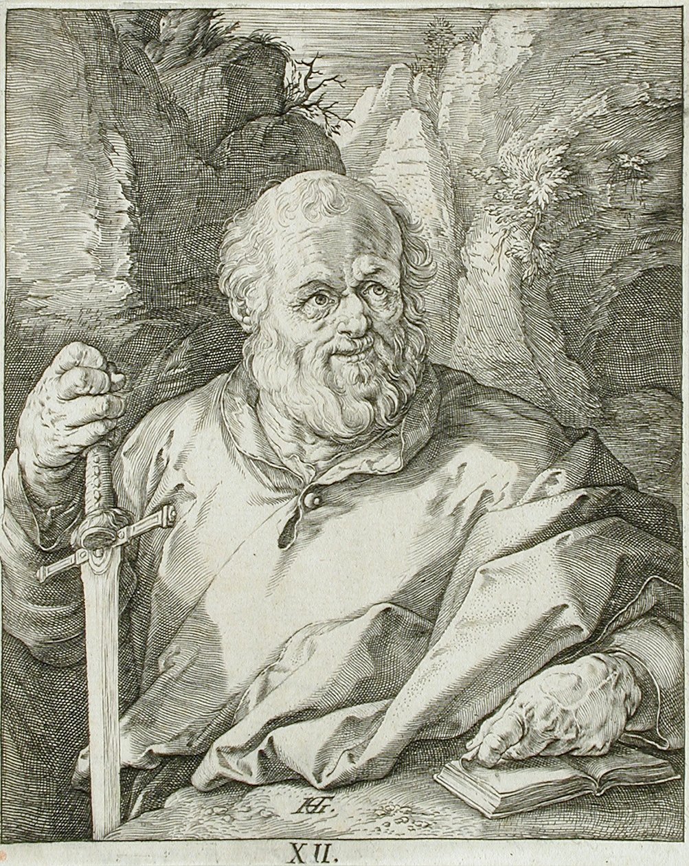 São Matias de Hendrick Goltzius