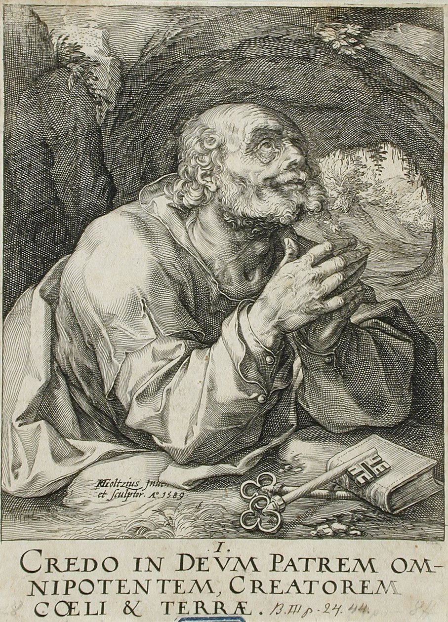 São Pedro de Hendrick Goltzius