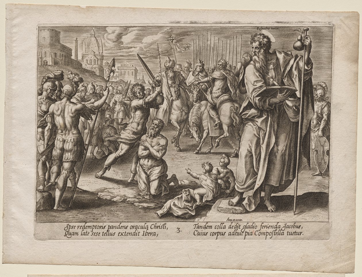 S. Tiago o Grande de Hendrick Goltzius