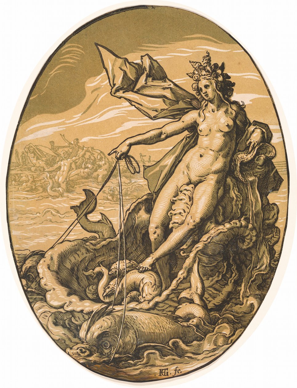 Tétis de Hendrick Goltzius