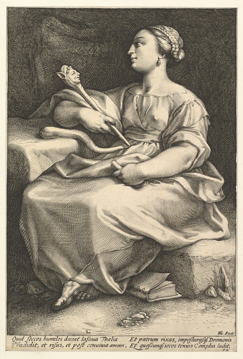Tália de Hendrick Goltzius