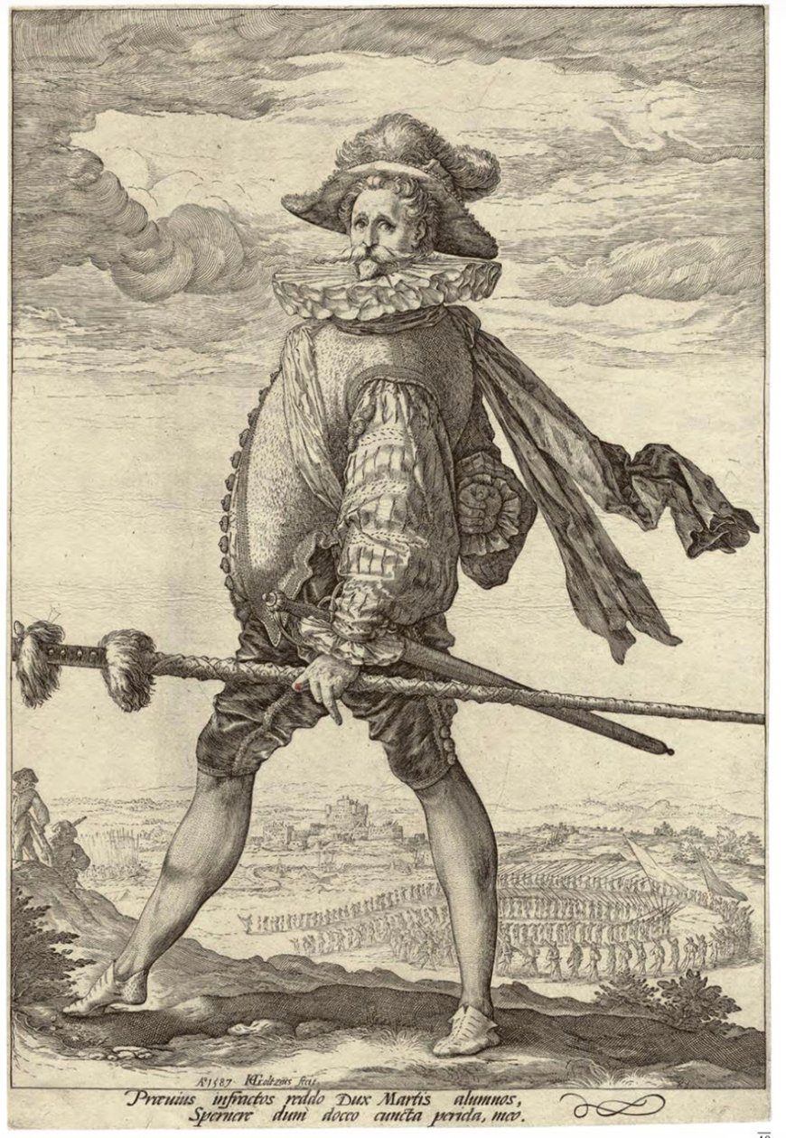 O capitão da infantaria de Hendrick Goltzius