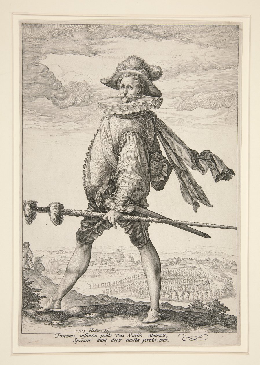 O Capitão da Infantaria de Hendrick Goltzius