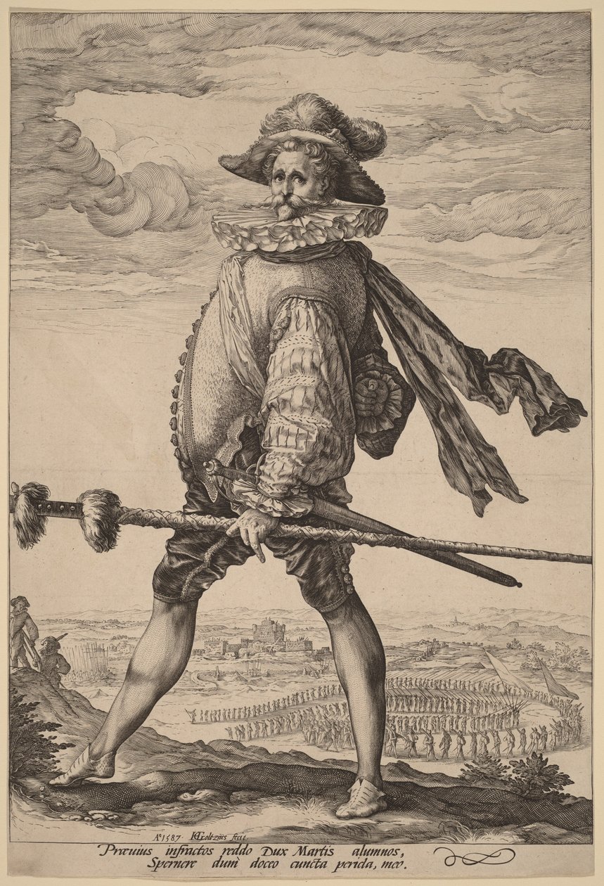 O Capitão da Infantaria de Hendrick Goltzius