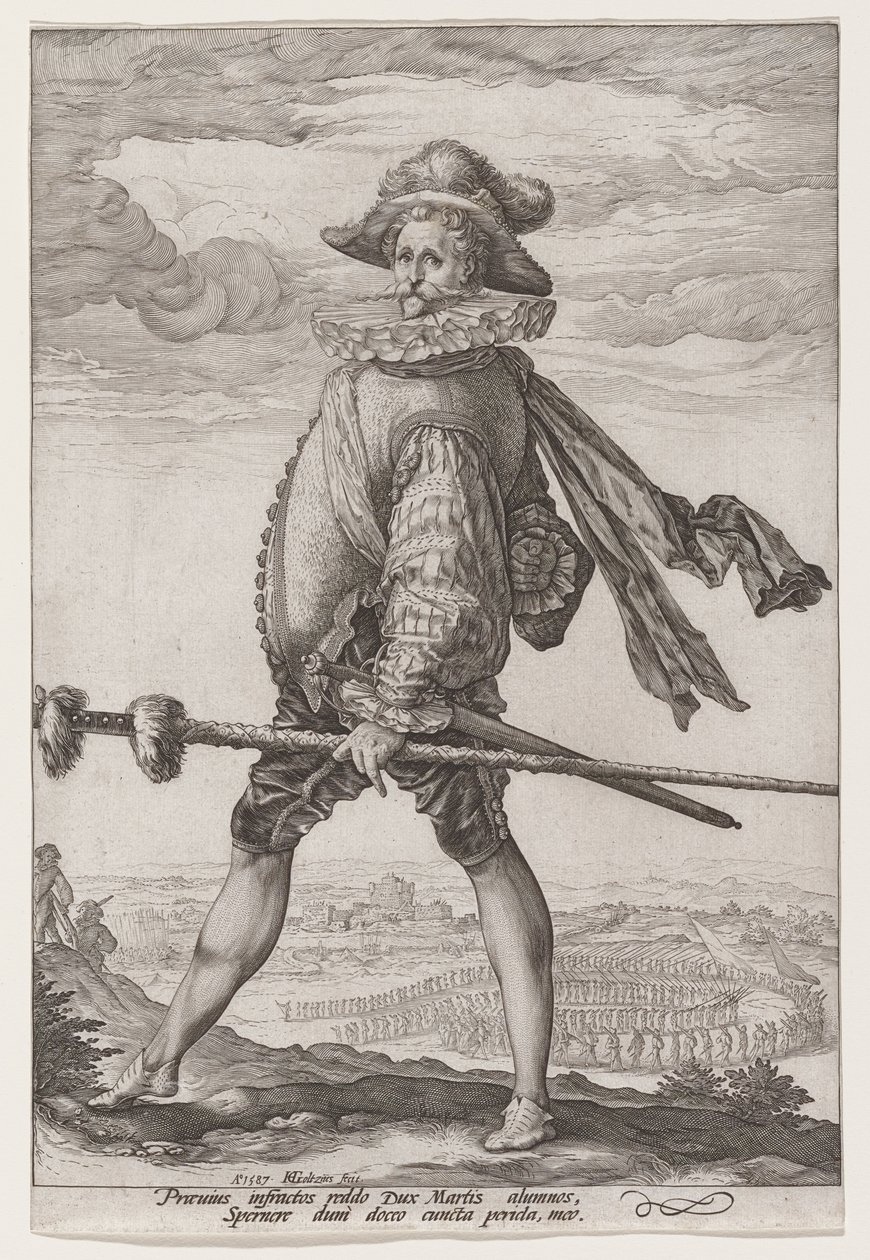 O capitão da infantaria de Hendrick Goltzius