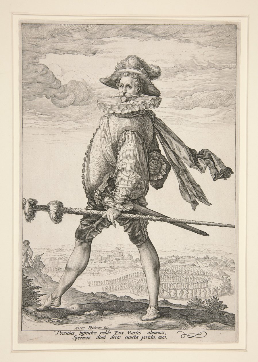 O capitão da infantaria de Hendrick Goltzius