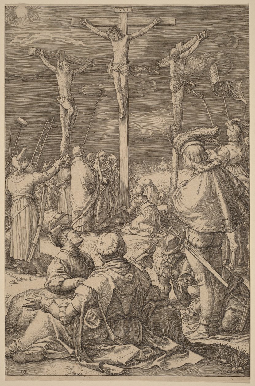 A Crucificação de Hendrick Goltzius