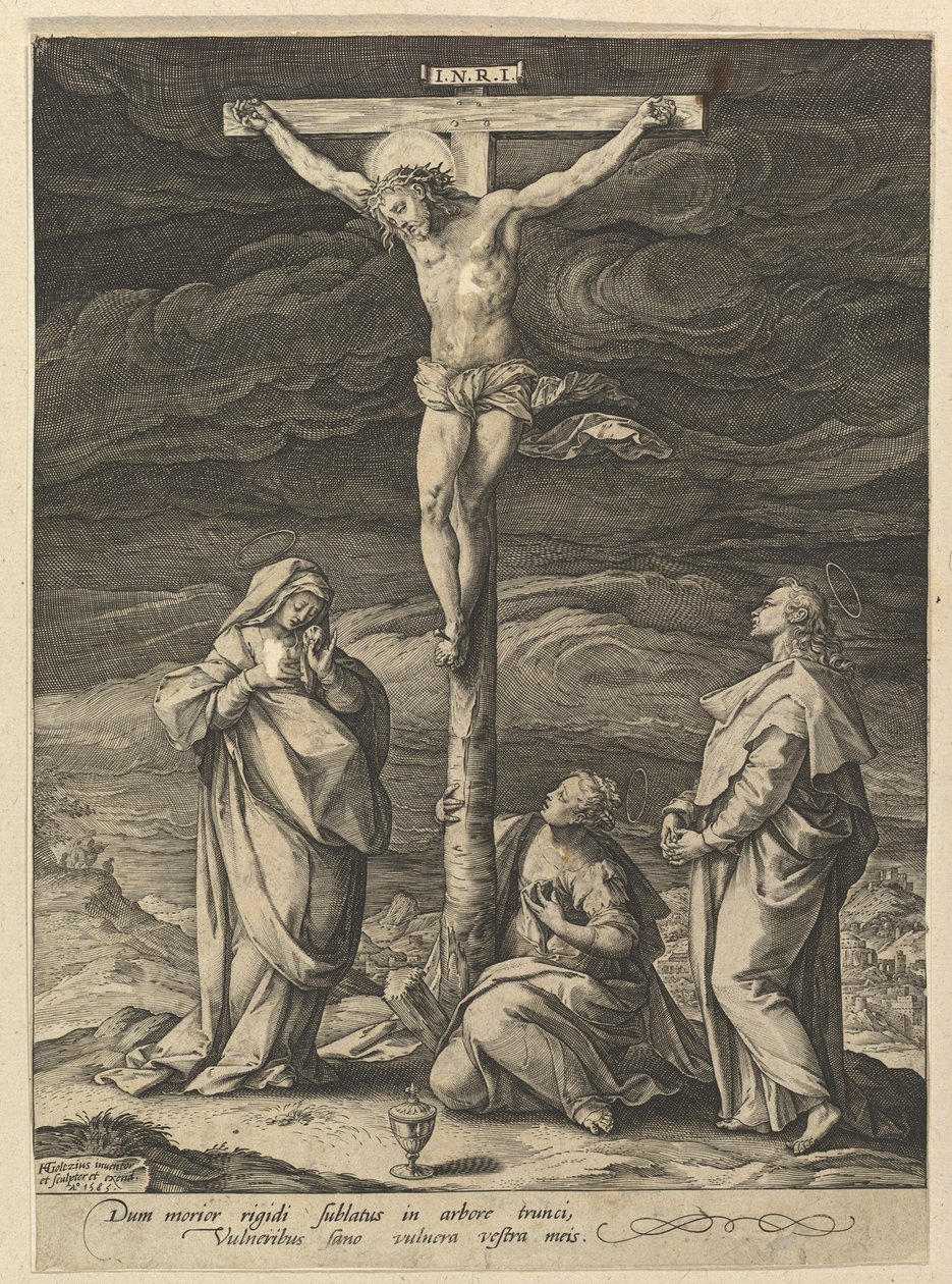 A Crucificação de Hendrick Goltzius