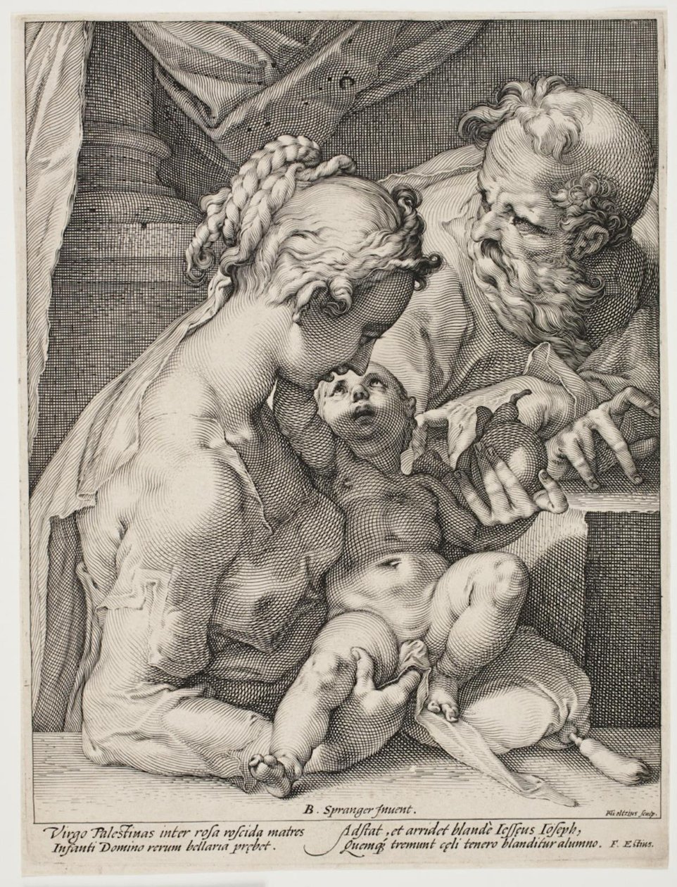 A Sagrada Família de Hendrick Goltzius