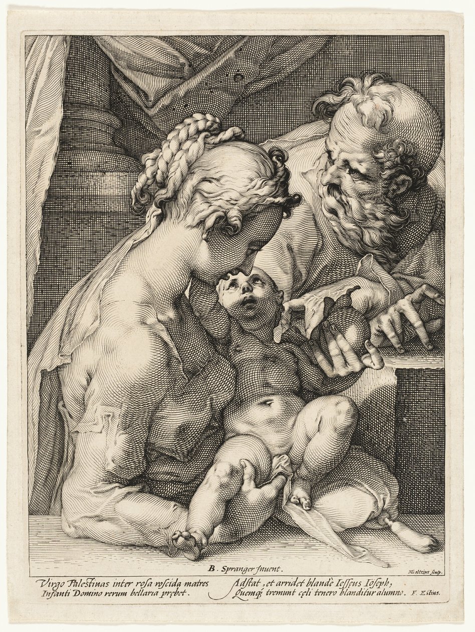 A Sagrada Família de Hendrick Goltzius
