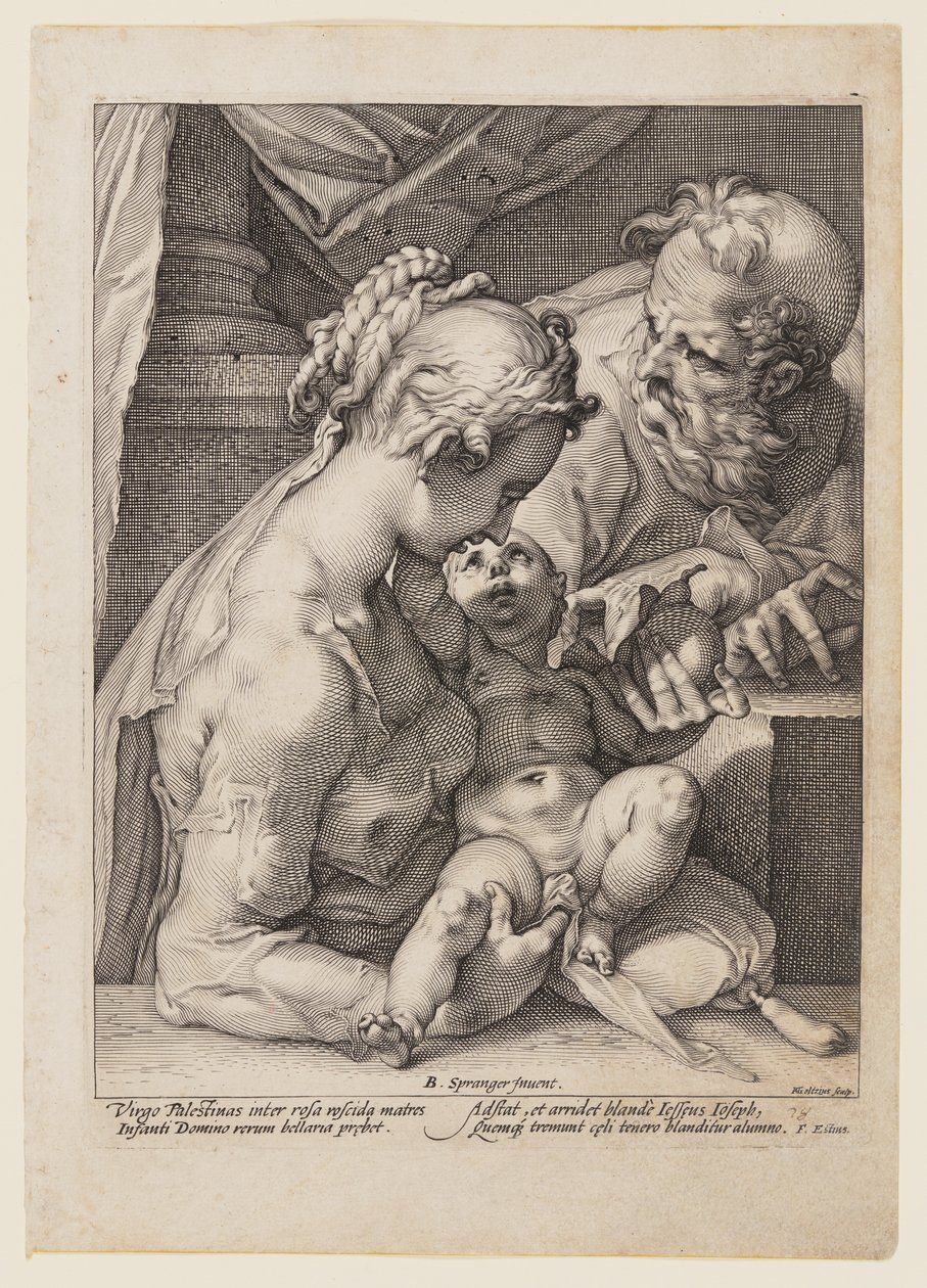 A Sagrada Família de Hendrick Goltzius