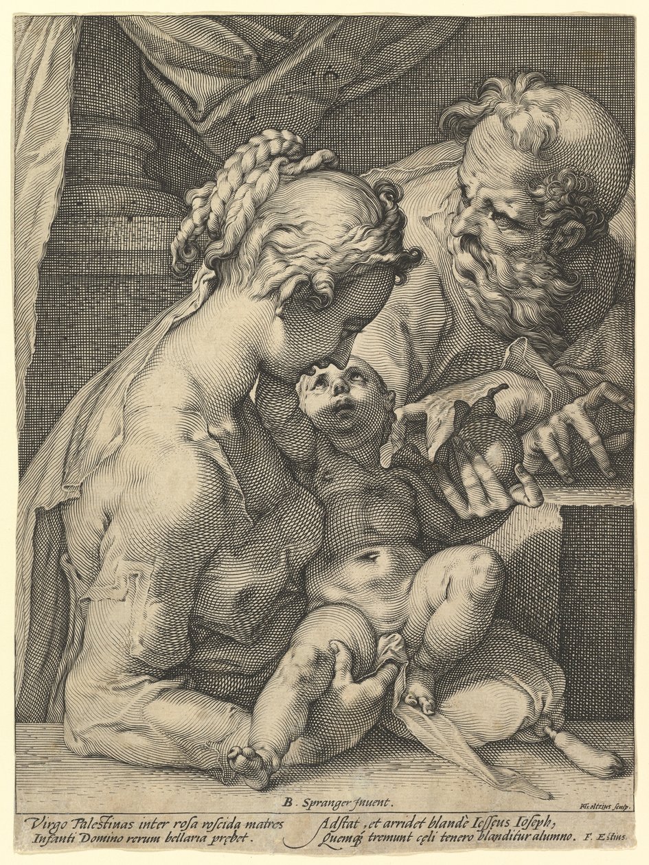 A Sagrada Família de Hendrick Goltzius