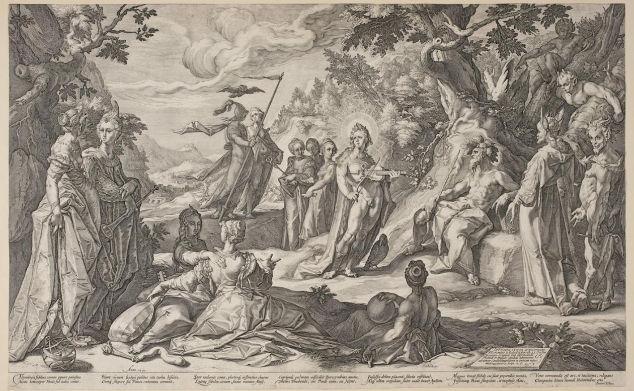 O Julgamento de Midas de Hendrick Goltzius