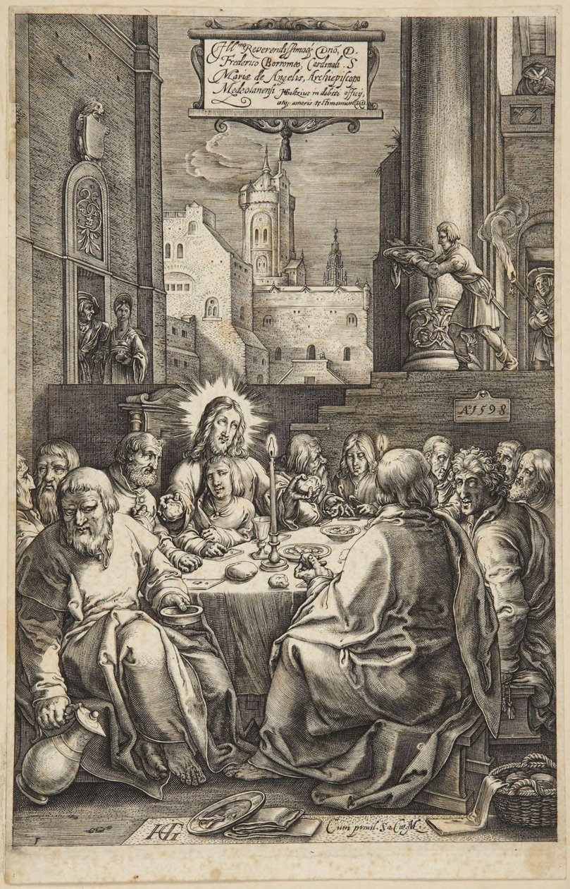 A Última Ceia de Hendrick Goltzius