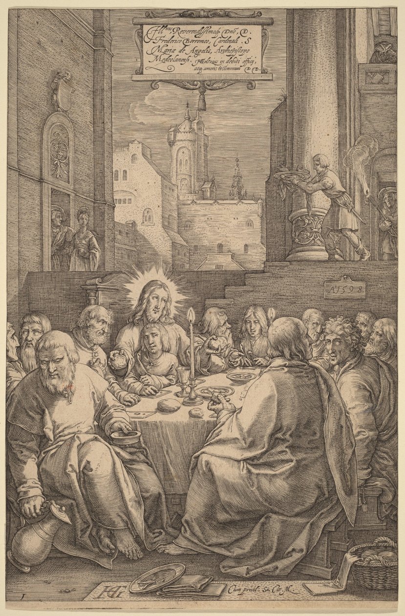 A Última Ceia de Hendrick Goltzius