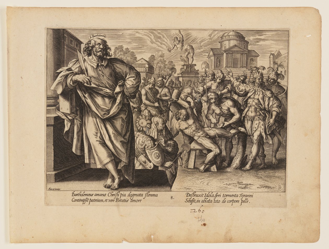 O Martírio de São Bartolomeu, de O Martírio de Cristo e dos Apóstolos de Hendrick Goltzius