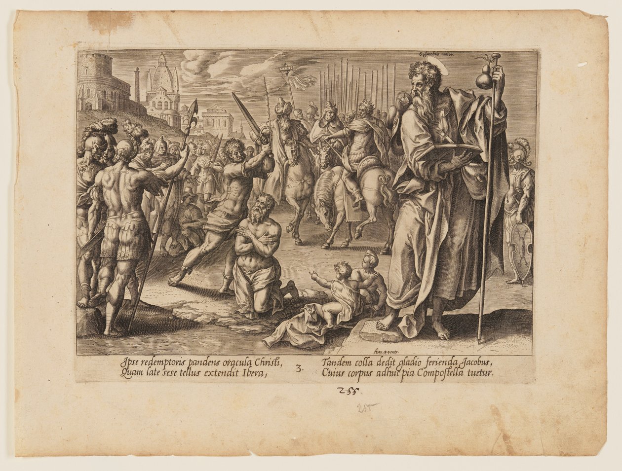 O martírio de São Tiago Maior, de O martírio de Cristo e dos Apóstolos de Hendrick Goltzius