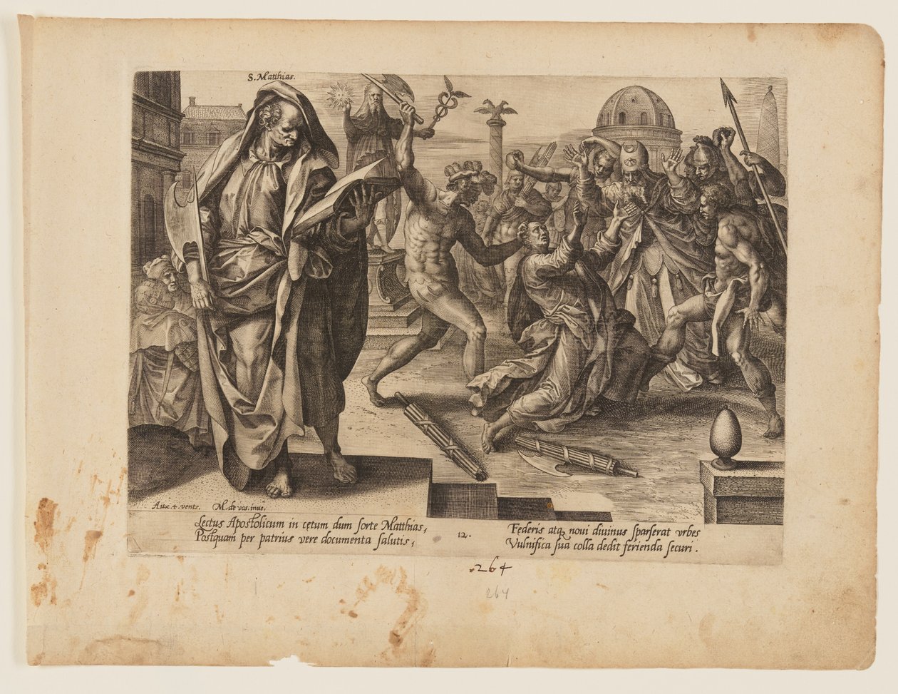 O Martírio de São Matias, de O Martírio de Cristo e dos Apóstolos de Hendrick Goltzius