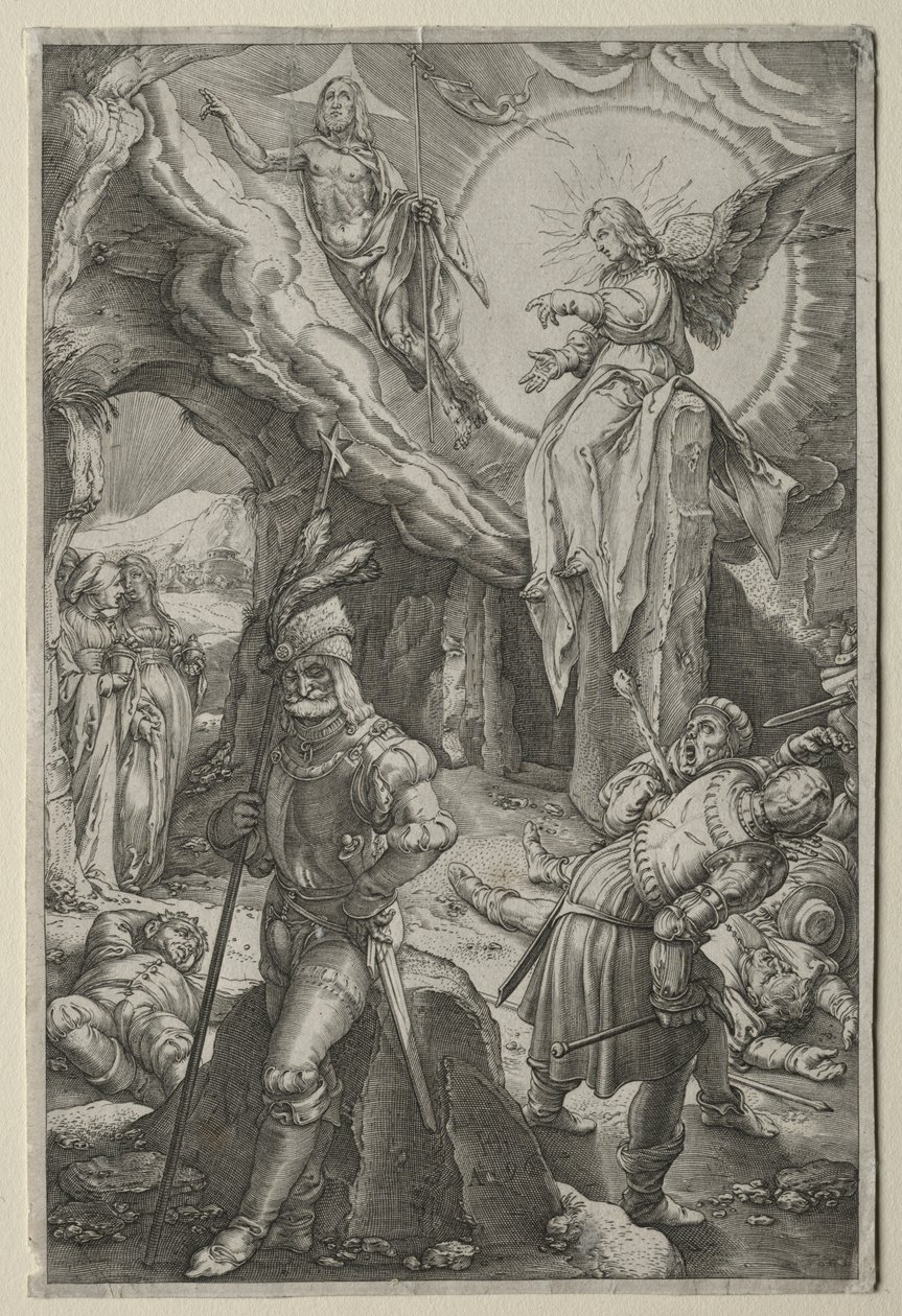 A Paixão: A Ressurreição de Hendrick Goltzius