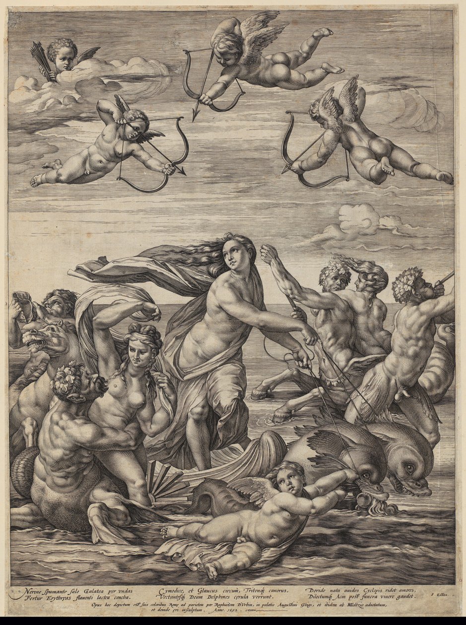 O Triunfo de Galateia de Hendrick Goltzius