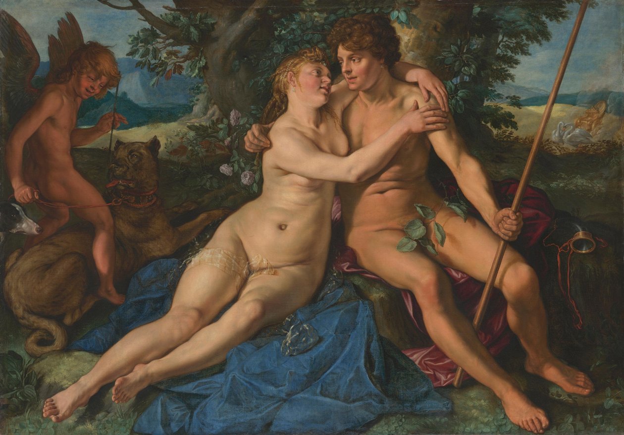 Vénus e Adónis de Hendrick Goltzius