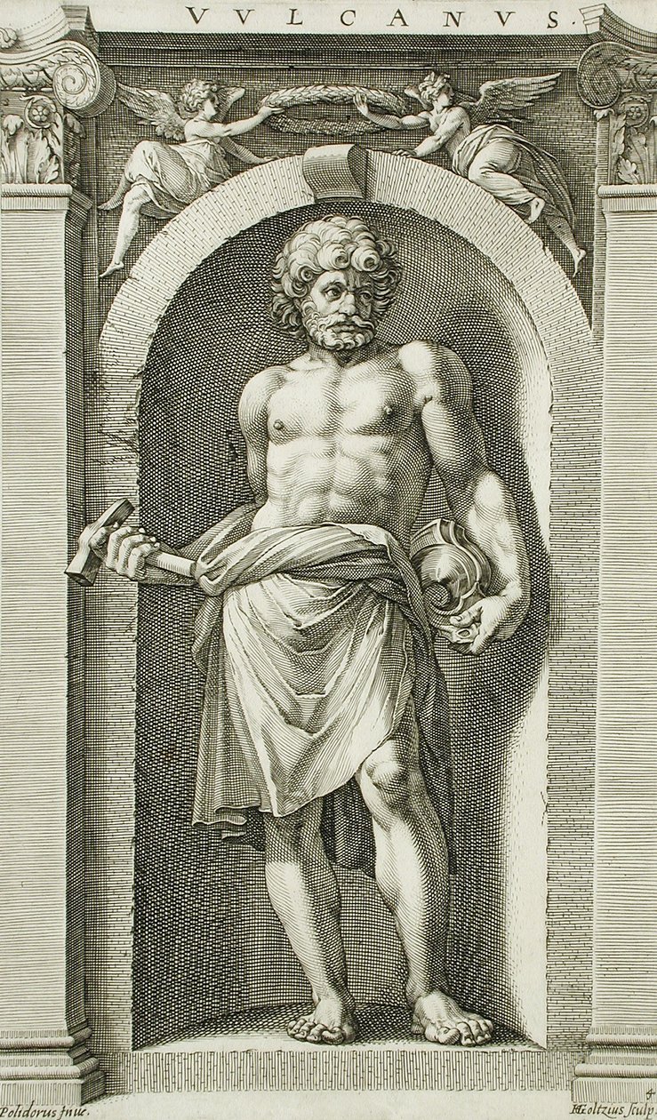 Vulcano de Hendrick Goltzius