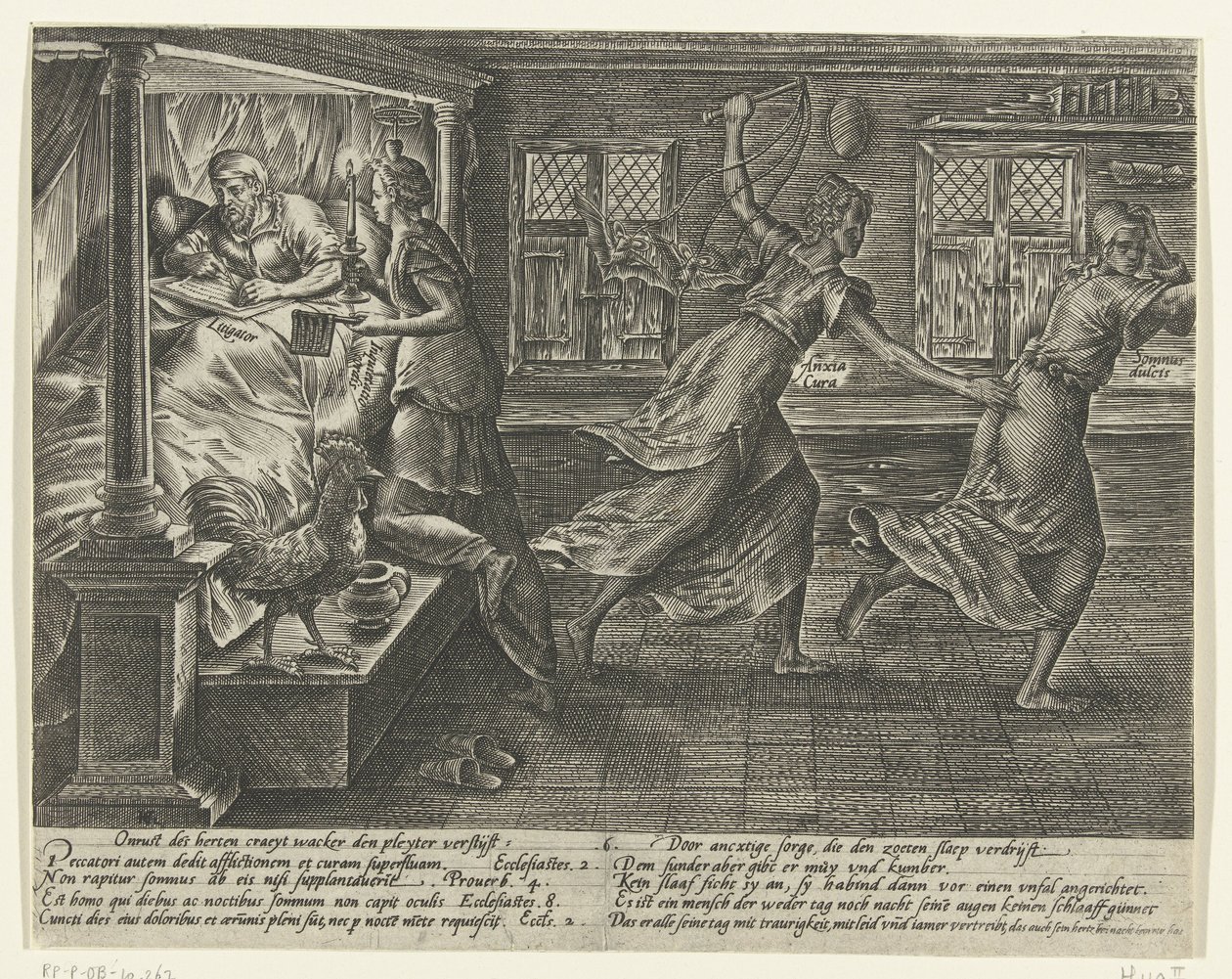 Aqueles que litigam têm noites sem dormir
Abuso de processo (título da série) de Hendrick Goltzius