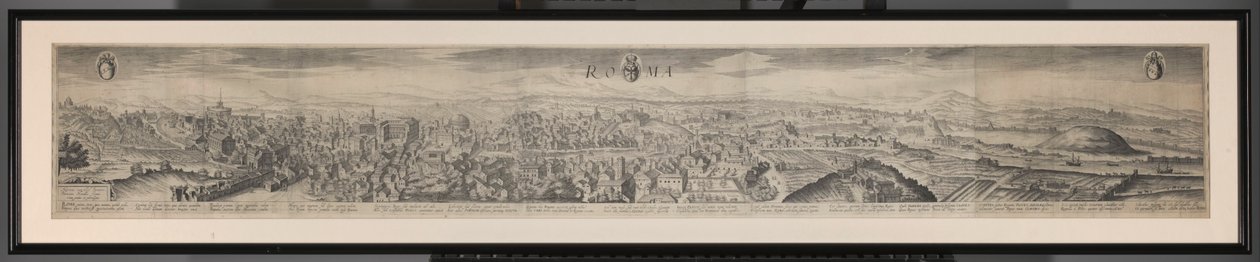 Panorama de Roma Roma (título no objeto) de Hendrick Hondius (I)