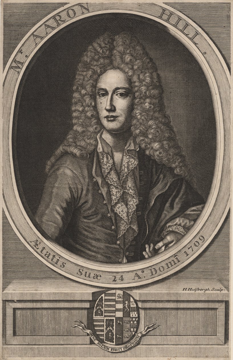 Aaron Hill, 1709 de Hendrick Hulsberg