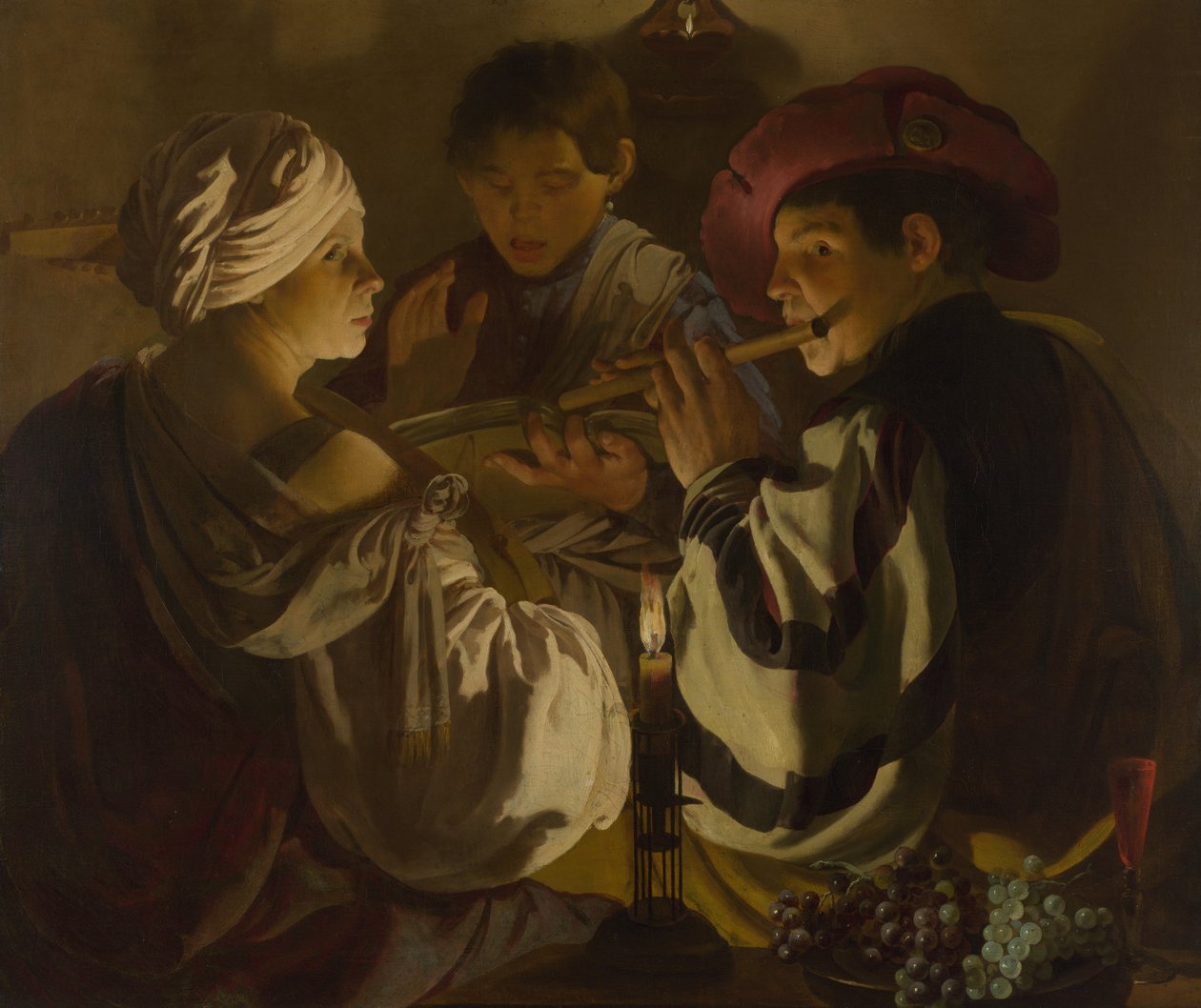 O concerto, c. 1626 de Hendrick Jansz Terbrugghen
