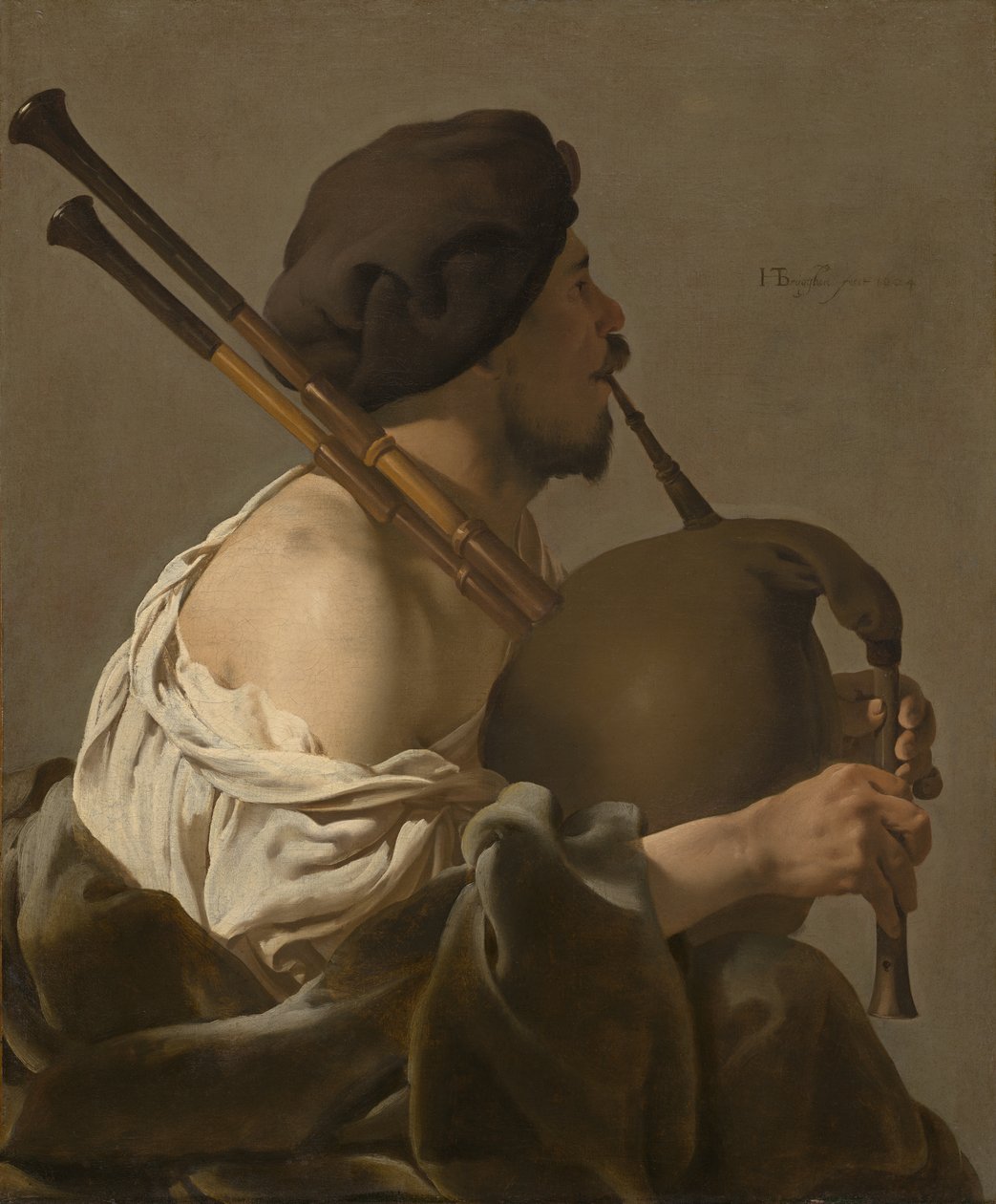 Jogador de gaita de foles de Hendrick ter Brugghen