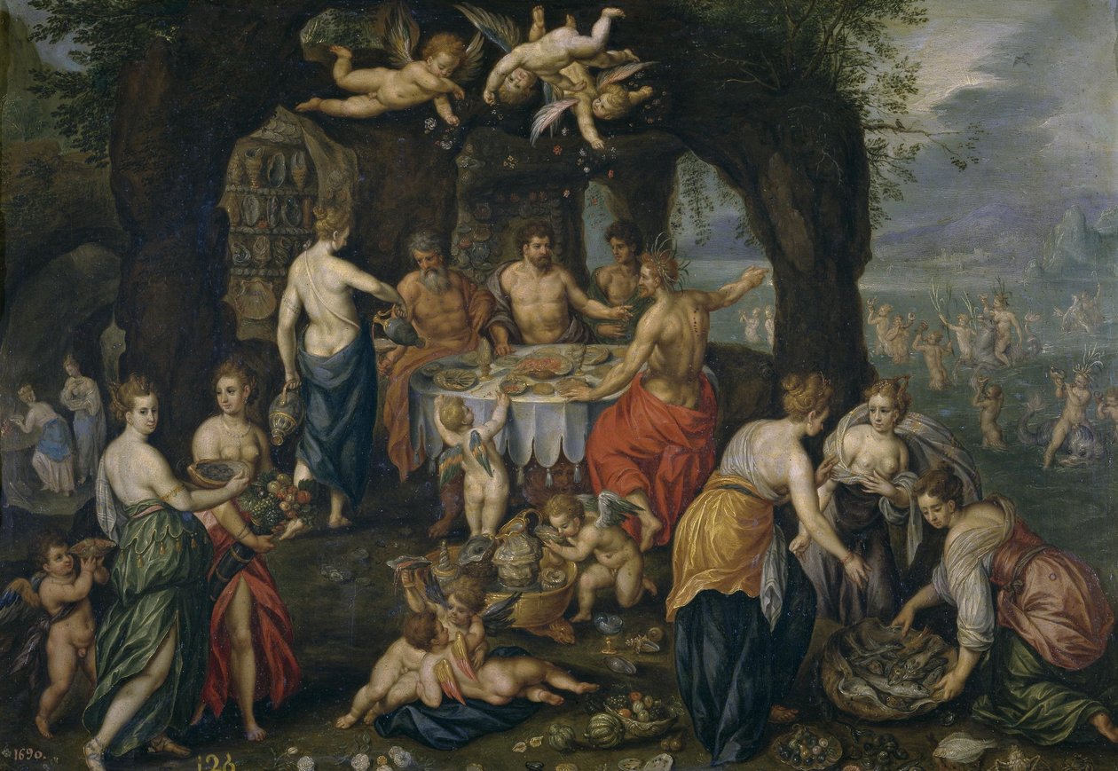 O Banquete de Achelous de Hendrick de Clerck