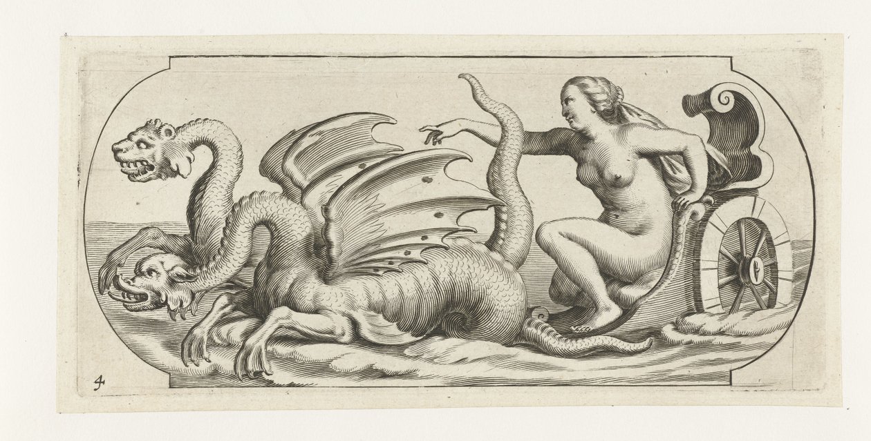 Deusa numa carruagem
Nouveau Livre des Dieux et Deeßes De la Marine Bouckje of Sea Gods and Goddesses (título da série) de Hendrick de Keyser (I)