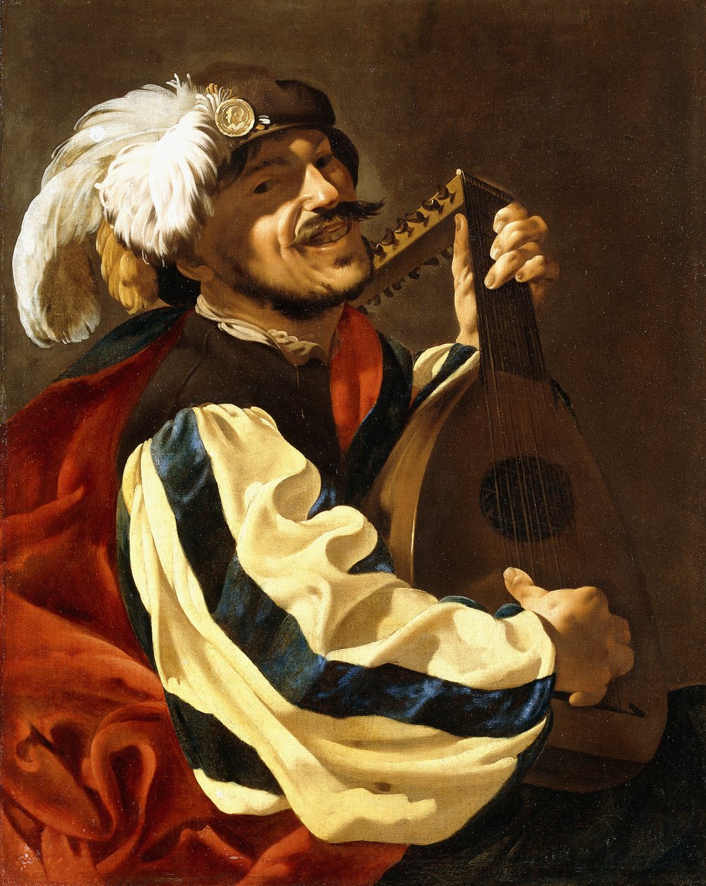 Um jogador de alaúde de Hendrick ter Brugghen
