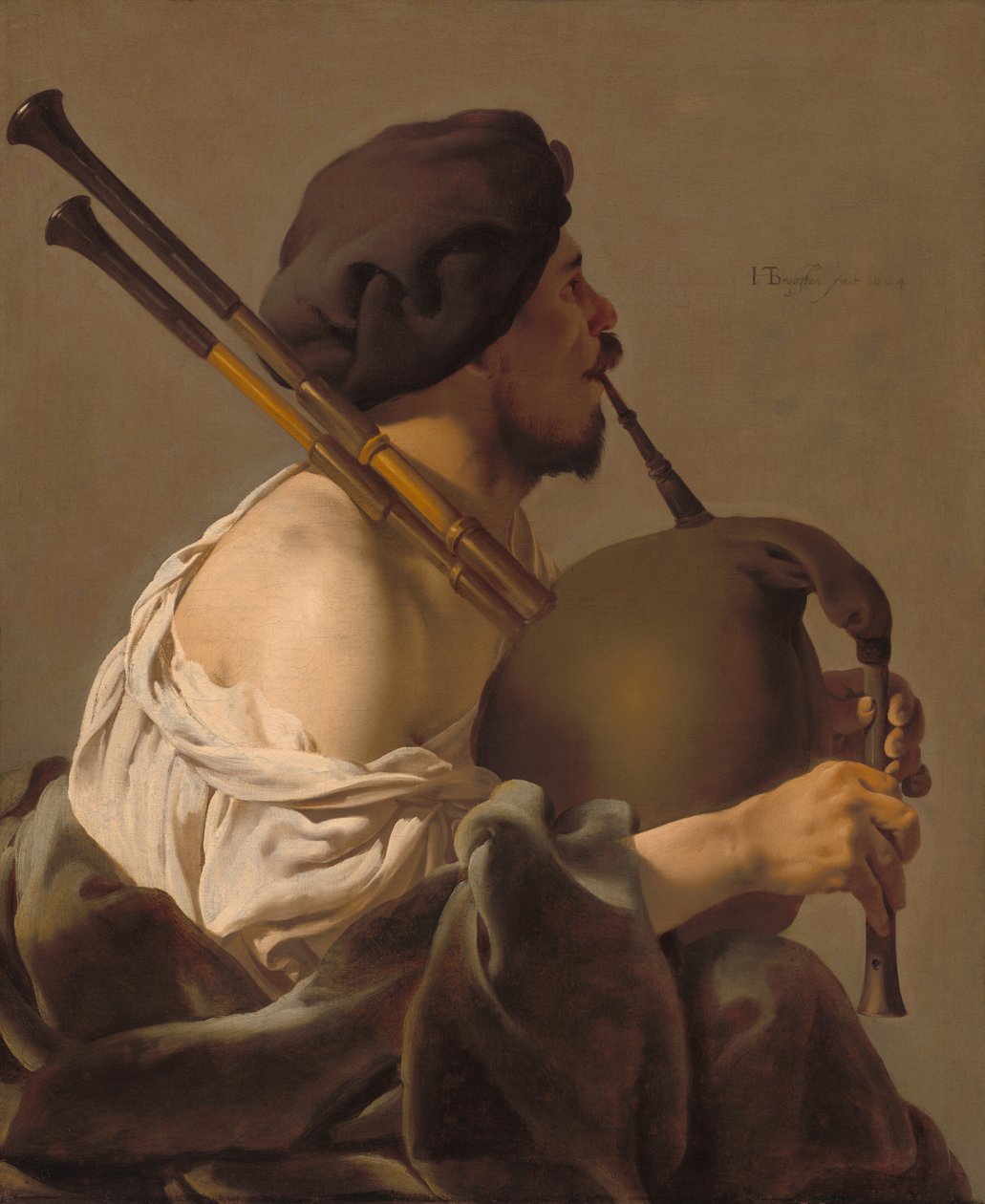 Tocador de gaita de foles de Hendrick ter Brugghen
