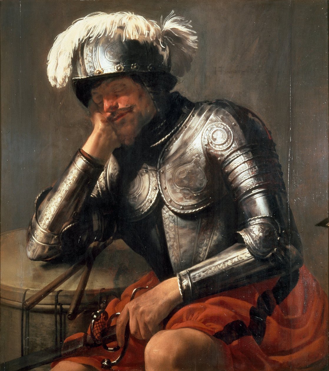 Marte adormecido de Hendrick ter Brugghen