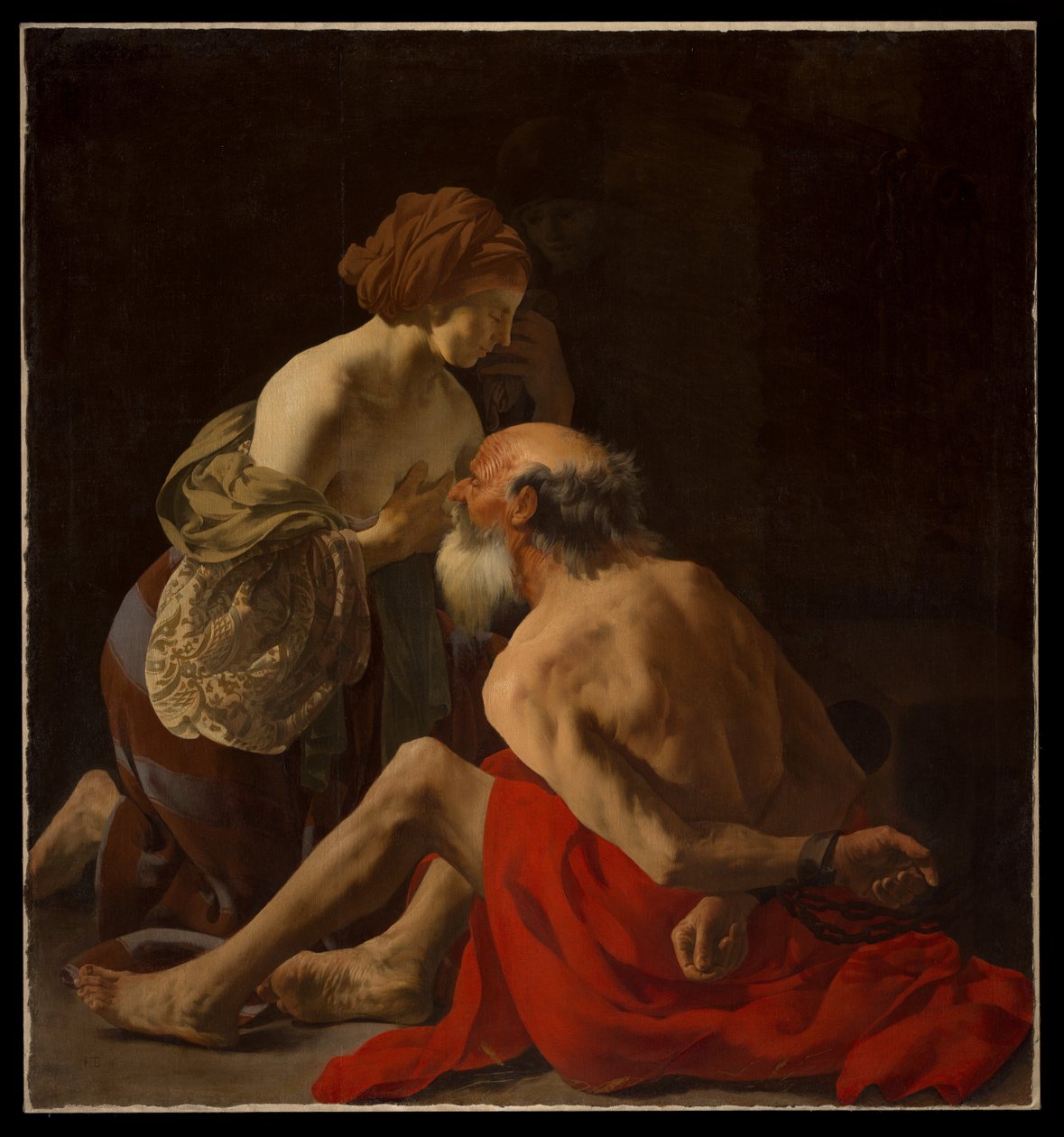 Caridade romana de Hendrick ter Brugghen