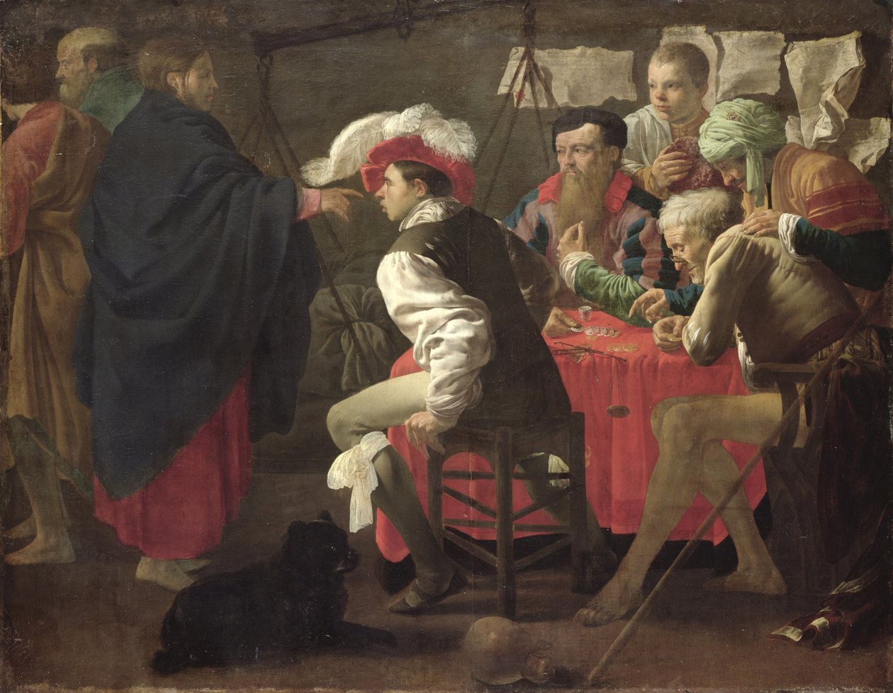 O Chamado de São Mateus, c.1620 de Hendrick ter Brugghen
