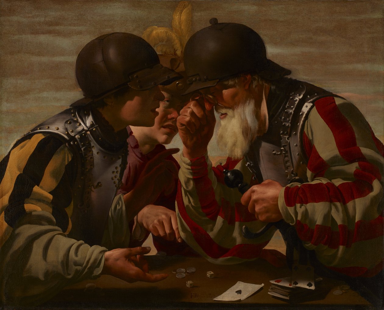 Os jogadores de Hendrick ter Brugghen