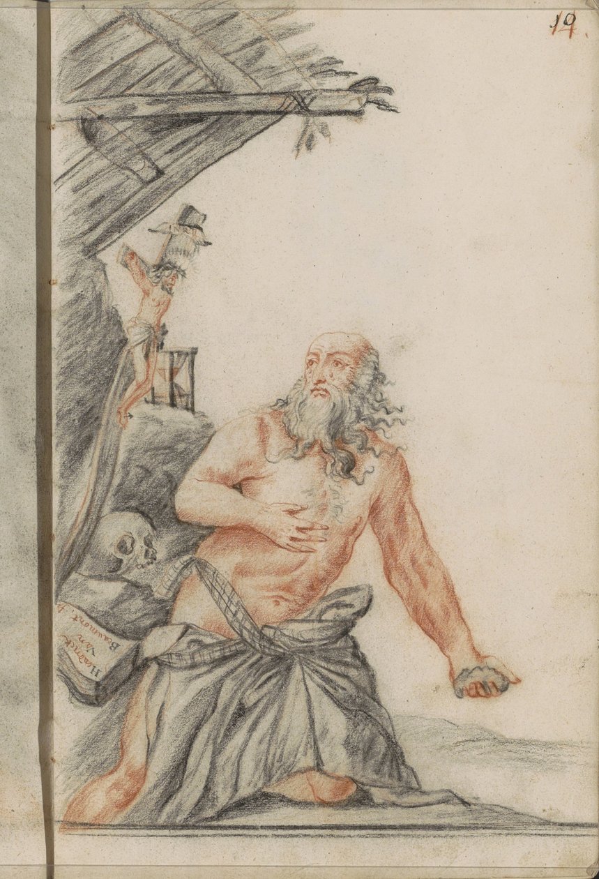 Jerônimo penitente de Hendrick van Beaumont