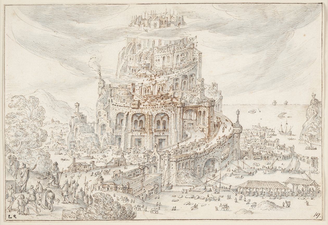 Torre de babel de Hendrick van Cleve III