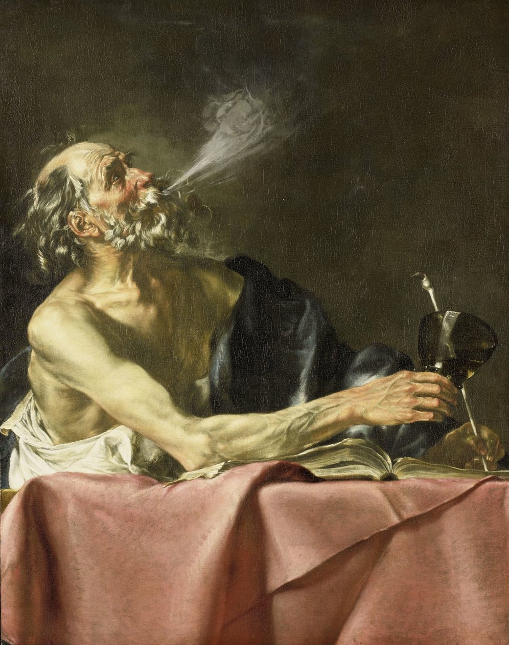 A Alegoria da Transiência do Fumador de Hendrick van Someren