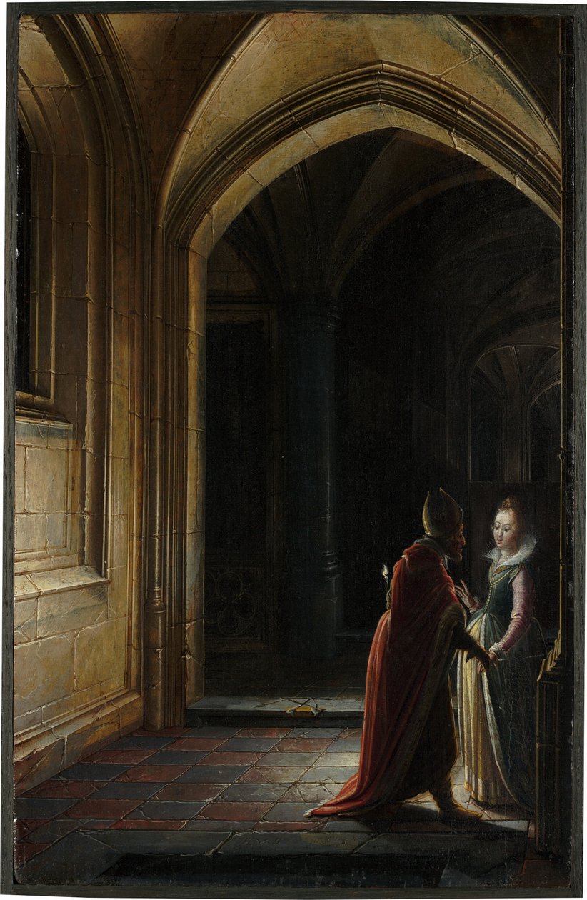 Ester e Mardoqueu de Hendrick van Steenwijk the Younger