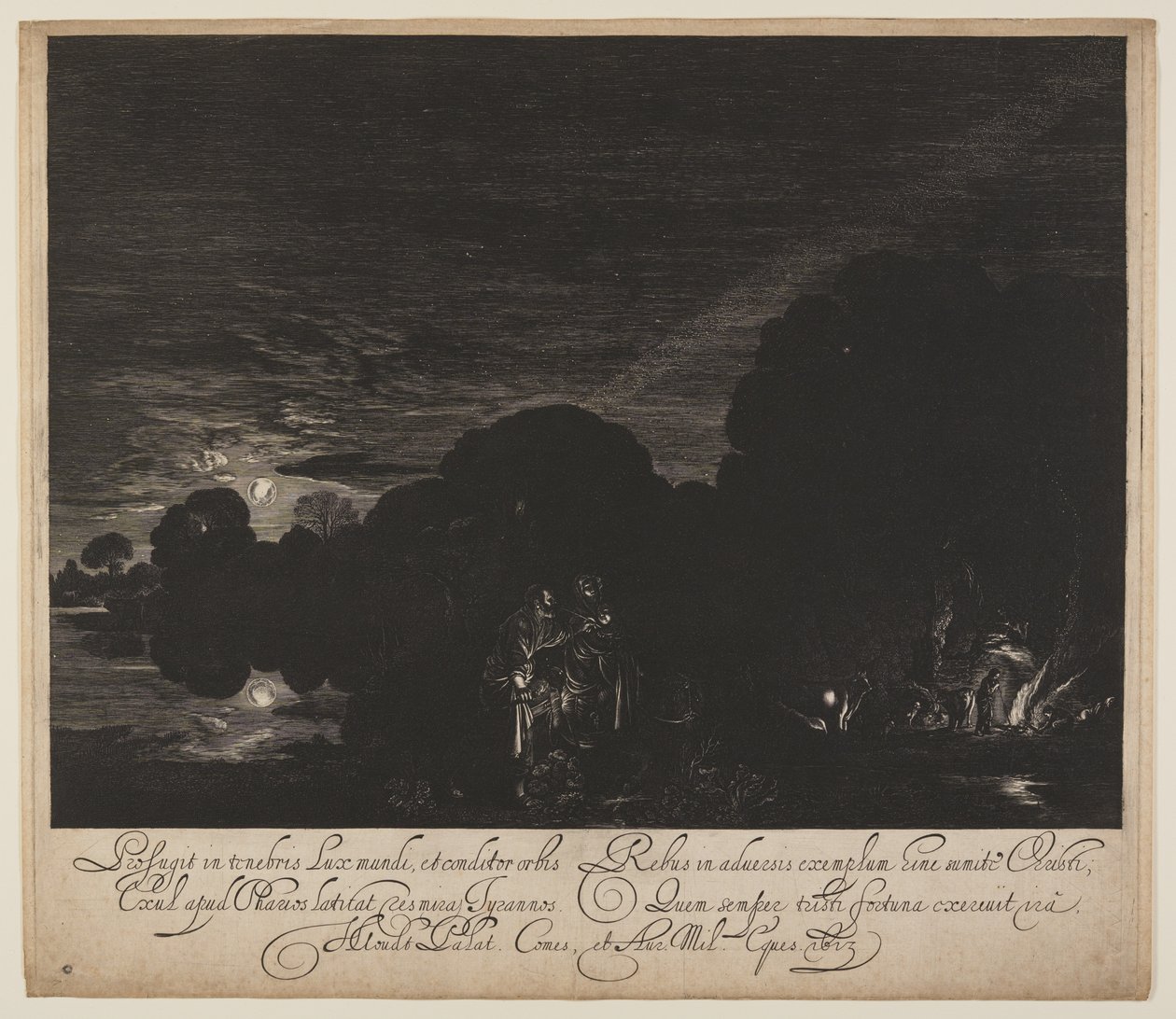 A fuga para o Egito de Hendrick von Goudt