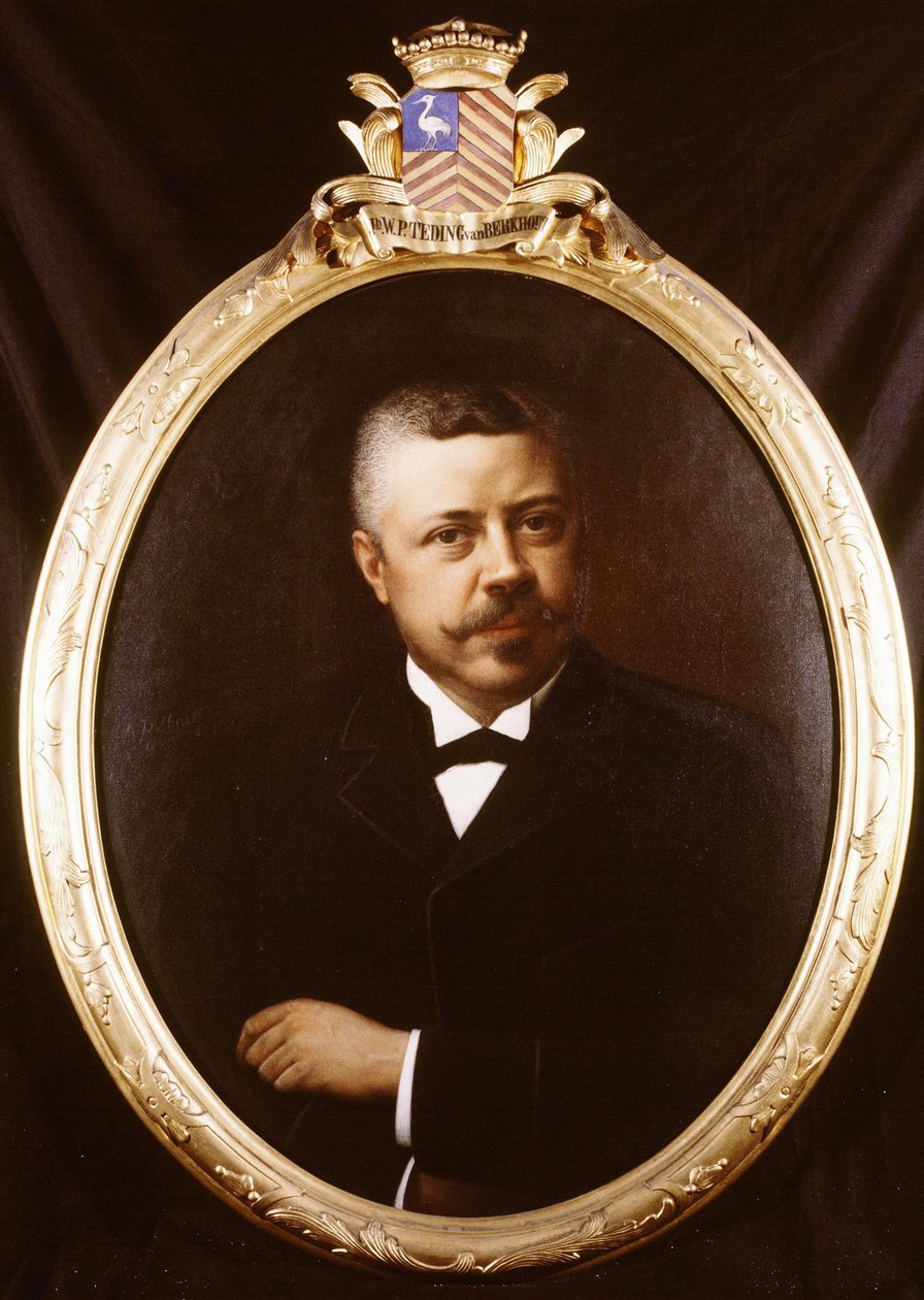 Retrato do senhor Willem Philip Teding van Berkhout (1851-1905), prefeito de Haarlemmerliede e Spaarnwoude. de Hendrik Antoon Pothast