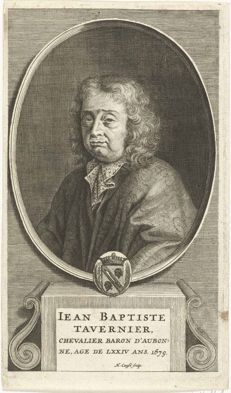 Retrato de Jean-Baptiste Tavernier de Hendrik Causé