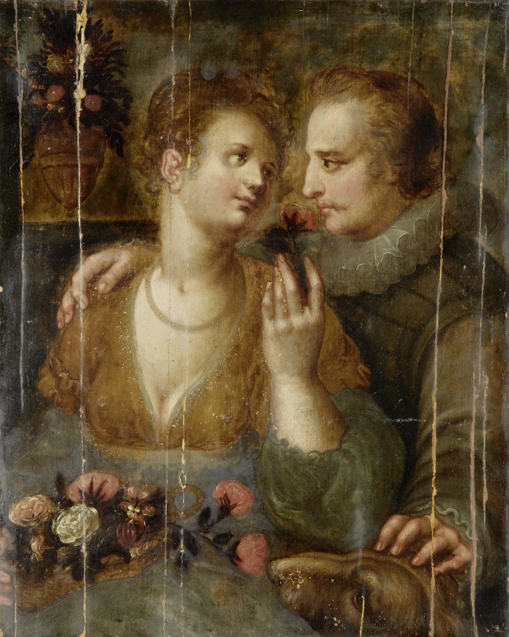 Cena de cortejo de Hendrik Goltzius