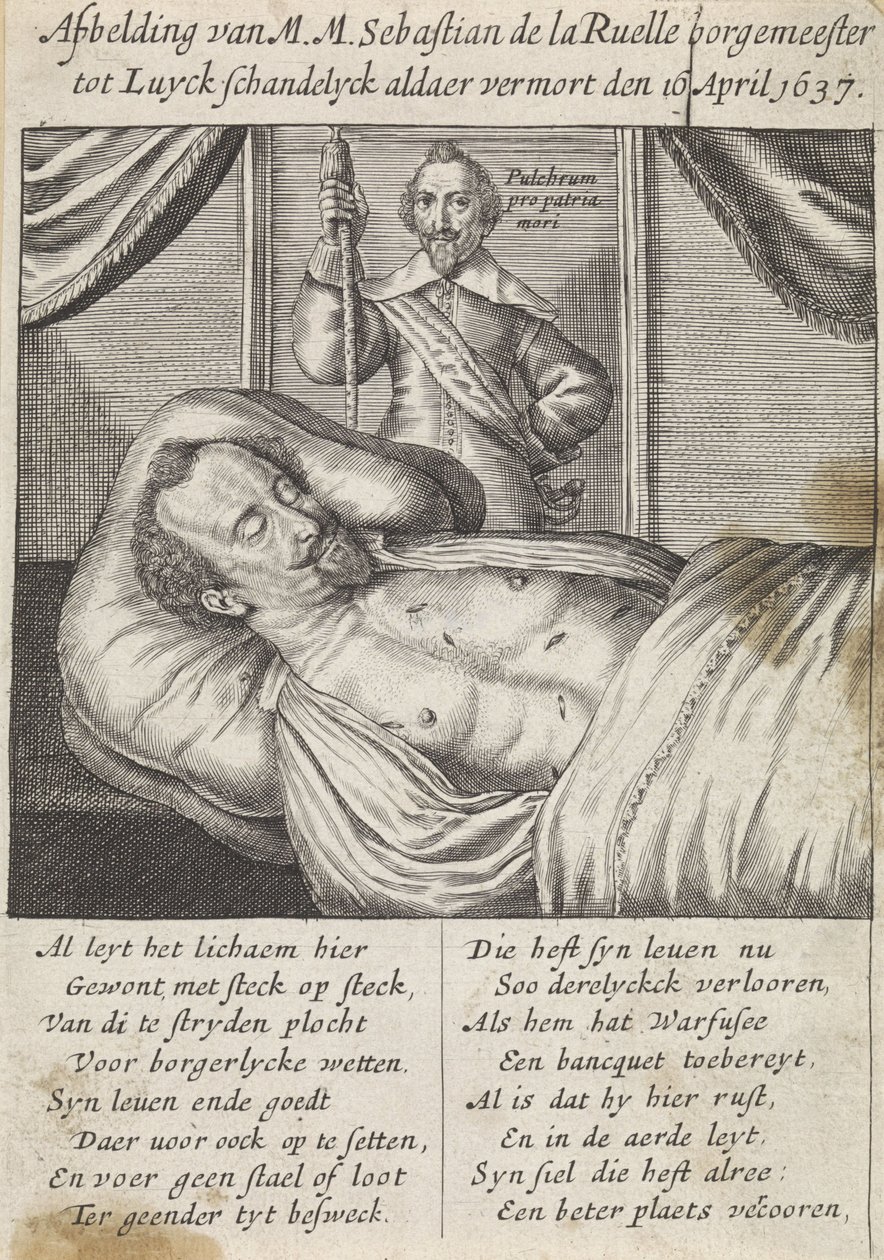 Morte de Sebastien de La Ruelle de Hendrik Noël Natalis